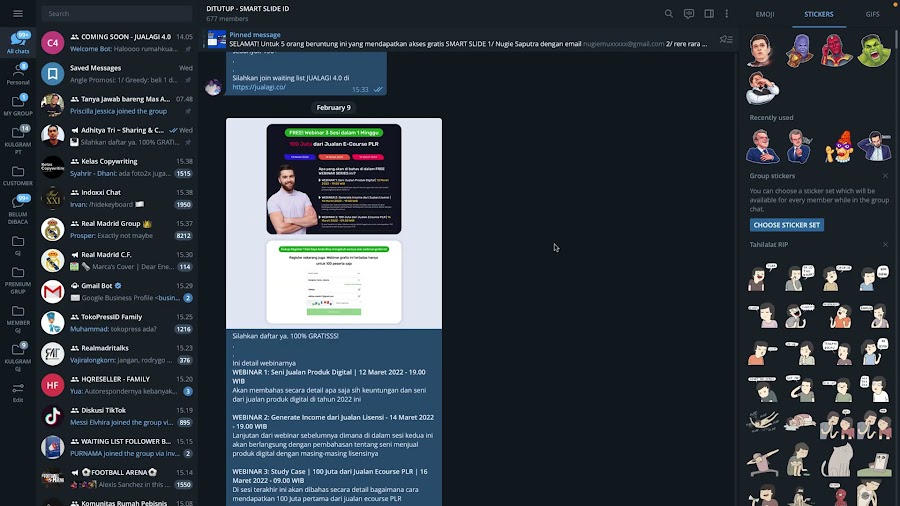 Telegram Domination