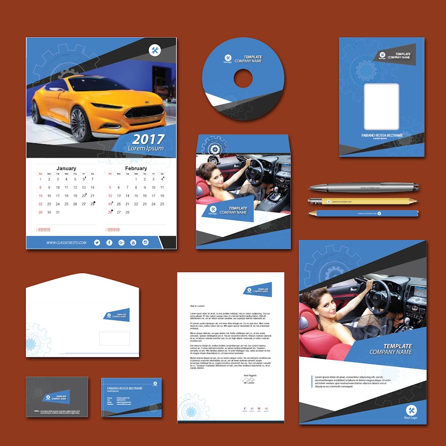 Brand Identity Kit-CarianBlue