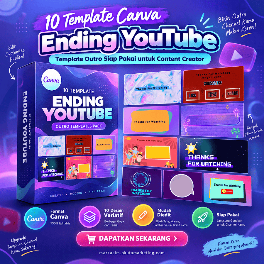 10+ Template Ending Youtube