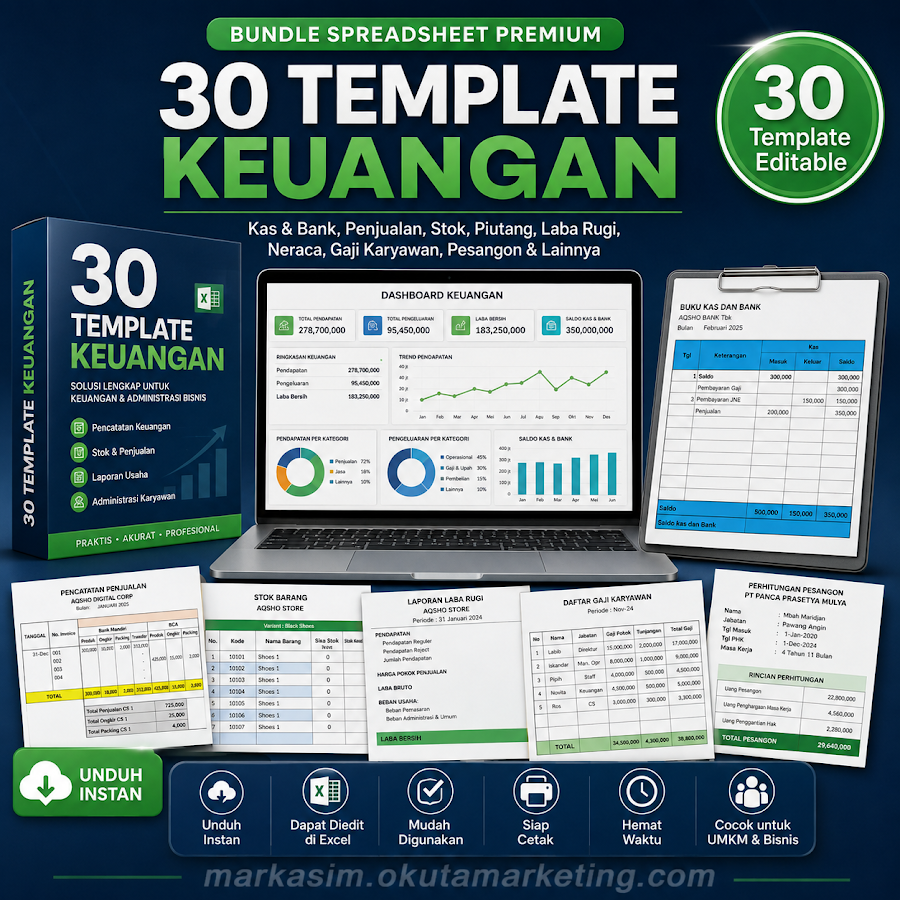 30 Template Keuangan