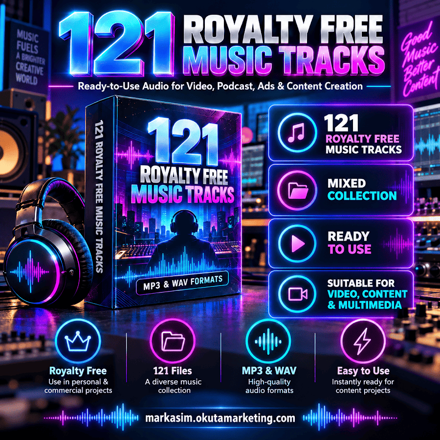 121 Royalty Free Music Tracks