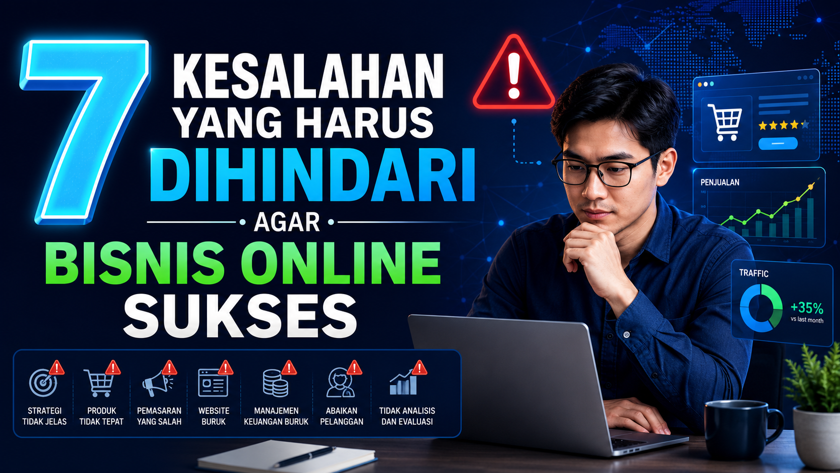 7 Kesalahan yang Harus Dihindari agar Bisnis Online Bisa Sukses